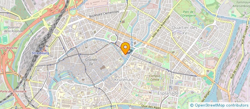 localisation de l'entreprise MONSIEUR THOMAS BLOCH  STRASBOURG