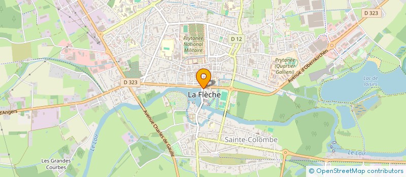 localisation de l'entreprise MONSIEUR THOMAS BOBET  LA FLECHE