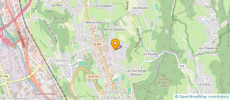 localisation de l'entreprise MONSIEUR THOMAS BOF à CHAMBERY