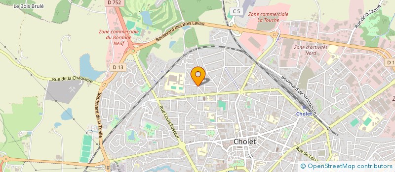 localisation de l'entreprise MONSIEUR THOMAS BOHM à CHOLET