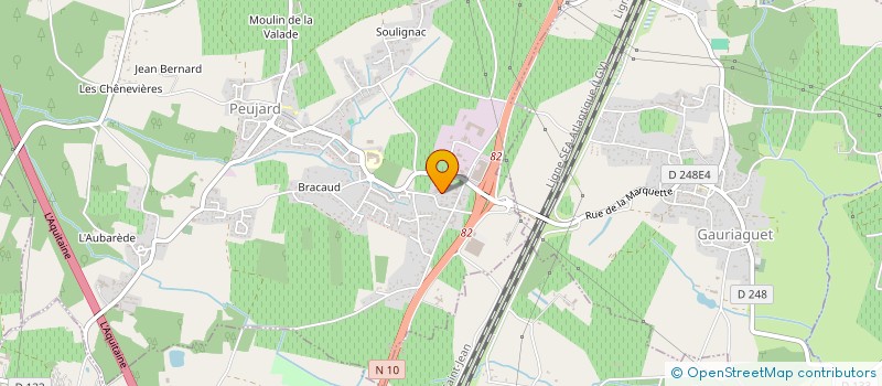 localisation de l'entreprise MONSIEUR THOMAS BOIA  PEUJARD