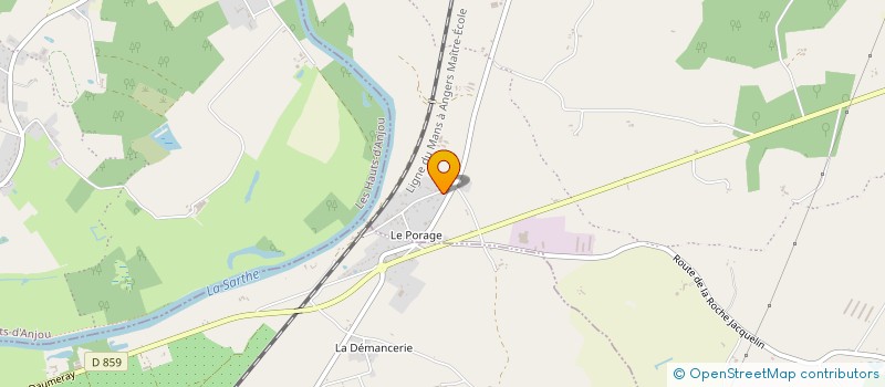 localisation de l'entreprise MONSIEUR THOMAS BOILEAU  MORANNES SUR SARTHE-DAUMERAY