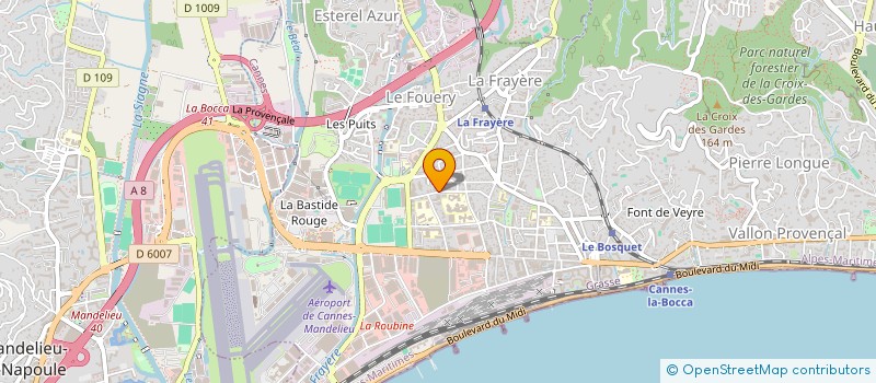 localisation de l'entreprise MONSIEUR THOMAS BOIRON  CANNES