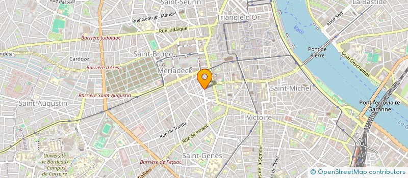 localisation de l'entreprise MONSIEUR THOMAS BOISSEAU  BORDEAUX