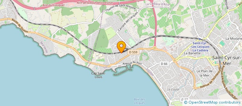 localisation de l'entreprise MONSIEUR THOMAS BOIXO à SAINT-CYR-SUR-MER