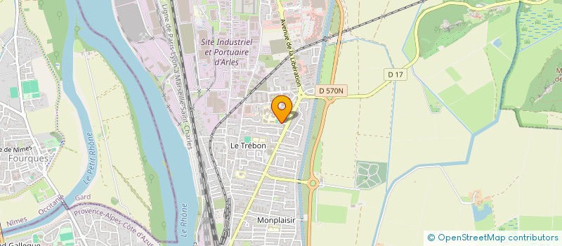 localisation de l'entreprise MONSIEUR THOMAS BOMPARD à ARLES
