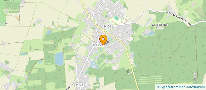 localisation de l'entreprise MONSIEUR THOMAS BONGOUT  TRAINOU
