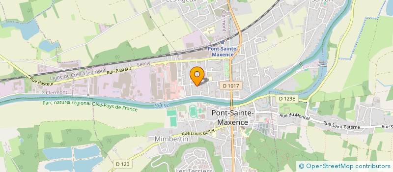 localisation de l'entreprise MONSIEUR THOMAS BONNARDOT  PONT-SAINTE-MAXENCE