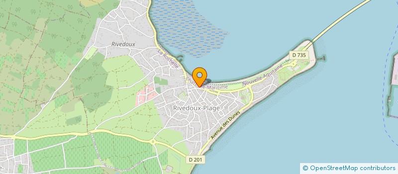 localisation de l'entreprise MONSIEUR THOMAS BONNAUD  RIVEDOUX-PLAGE