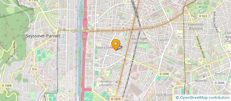 localisation de l'entreprise MONSIEUR THOMAS BONNEFOI  GRENOBLE