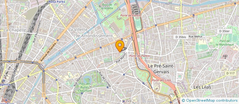 localisation de l'entreprise MONSIEUR THOMAS BONNEFOY  PARIS