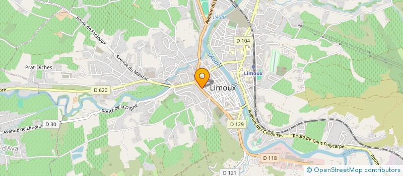 localisation de l'entreprise MONSIEUR THOMAS BONNEL à LIMOUX