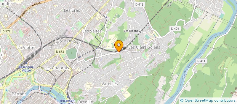 localisation de l'entreprise MONSIEUR THOMAS BONNET à BESANCON