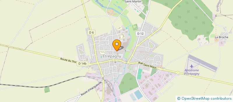 localisation de l'entreprise MONSIEUR THOMAS BONNET  ETREPAGNY