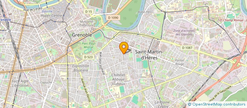 localisation de l'entreprise MONSIEUR THOMAS BONNET  GRENOBLE