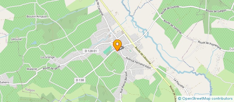 localisation de l'entreprise MONSIEUR THOMAS BONNIFET  GALGON