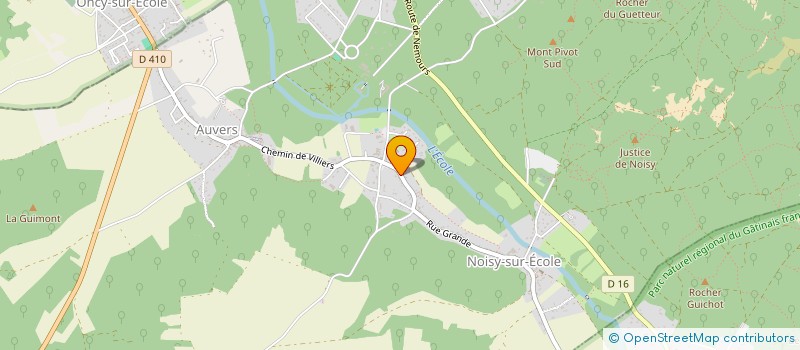 localisation de l'entreprise MONSIEUR THOMAS BONNIN  NOISY-SUR-ECOLE