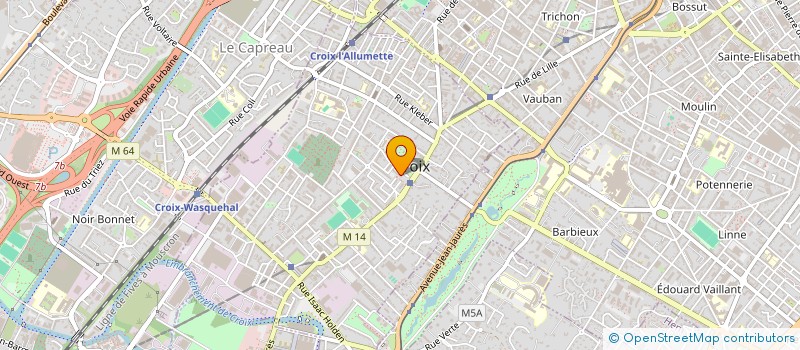 localisation de l'entreprise MONSIEUR THOMAS BONTE  CROIX