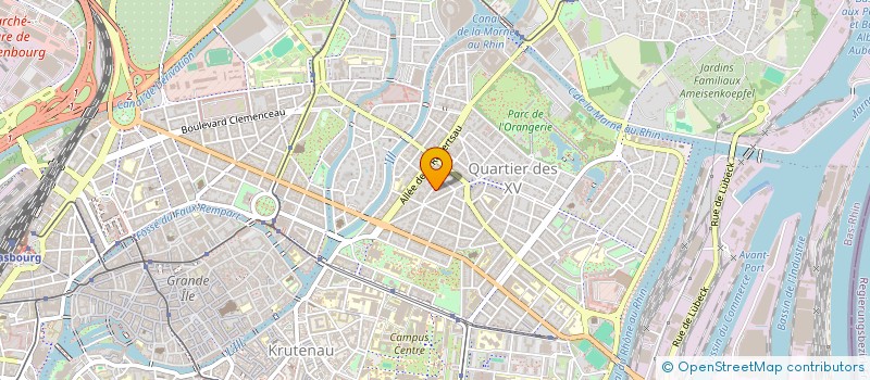 localisation de l'entreprise MONSIEUR THOMAS BOPP à STRASBOURG