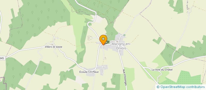 localisation de l'entreprise MONSIEUR THOMAS BORDET  MARIGNY-EN-ORXOIS