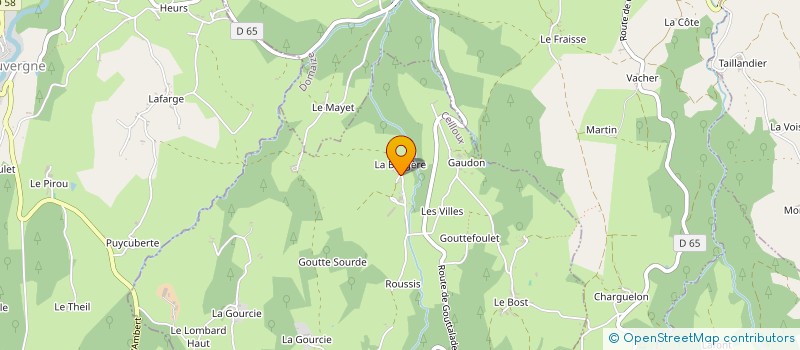 localisation de l'entreprise MONSIEUR THOMAS BOREL à CEILLOUX