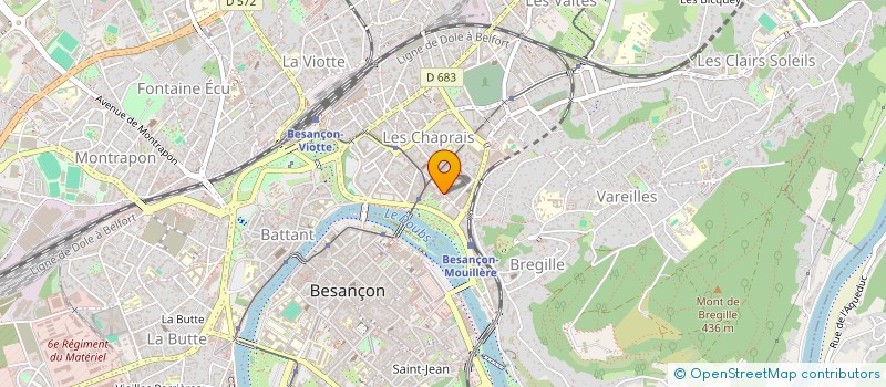 localisation de l'entreprise MONSIEUR THOMAS BOREY à BESANCON