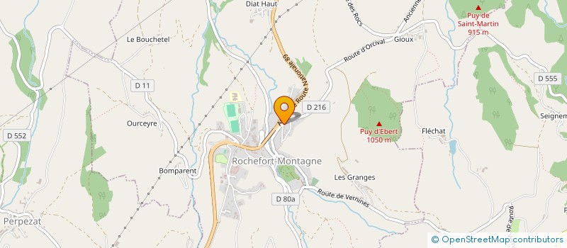 localisation de l'entreprise MONSIEUR THOMAS BORGIS  ROCHEFORT-MONTAGNE