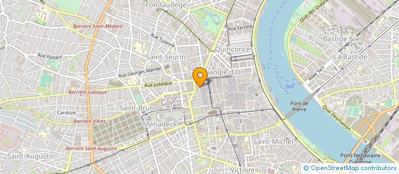 localisation de l'entreprise MONSIEUR THOMAS BORIE  BORDEAUX