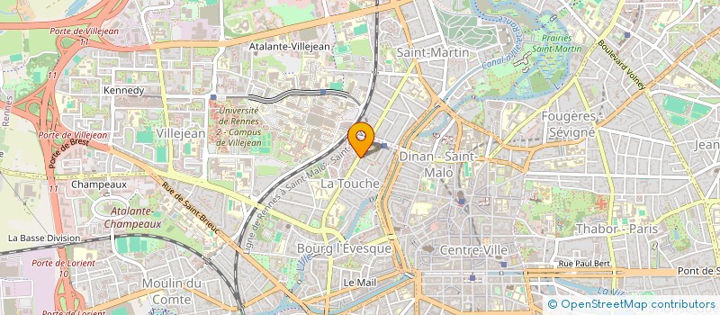 localisation de l'entreprise MONSIEUR THOMAS BOSCHER  RENNES