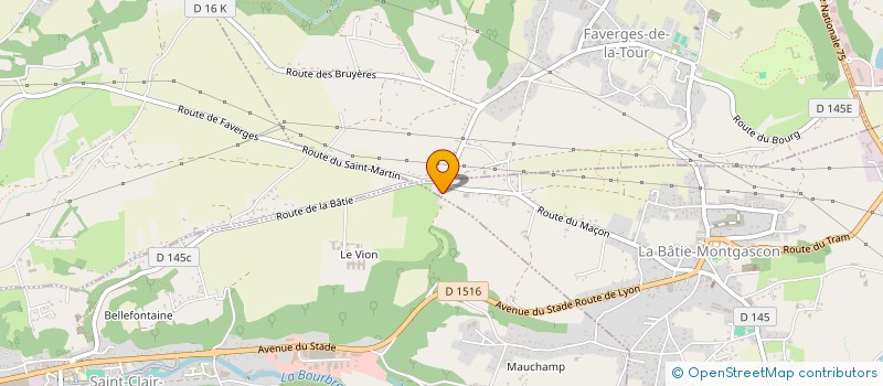 localisation de l'entreprise MONSIEUR THOMAS BOSOSAVLIJEVICH  LA BATIE-MONTGASCON