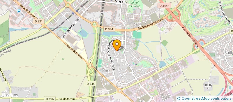 localisation de l'entreprise MONSIEUR THOMAS BOUCHET  SERRIS