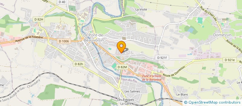 localisation de l'entreprise MONSIEUR THOMAS BOUCHEZ  LE PONT-DE-BEAUVOISIN