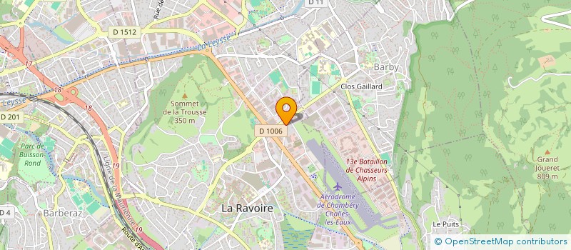 localisation de l'entreprise MONSIEUR THOMAS BOUDIN  LA RAVOIRE