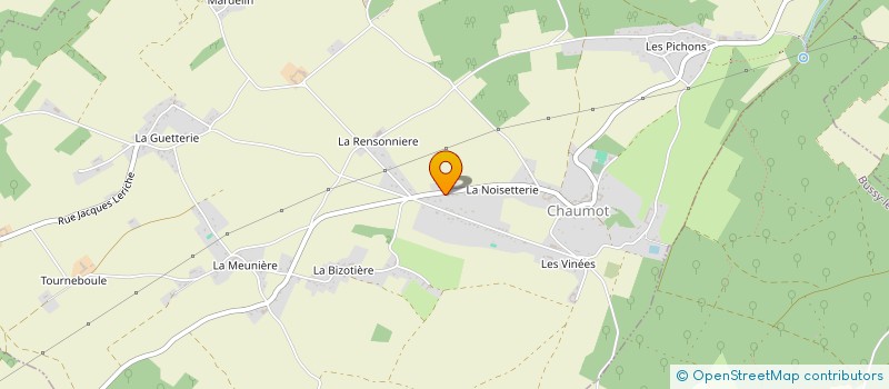localisation de l'entreprise MONSIEUR THOMAS BOUGAULT à CHAUMOT