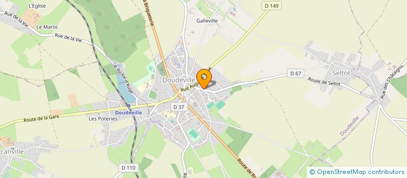 localisation de l'entreprise MONSIEUR THOMAS BOUHOURD  PRETOT-VICQUEMARE