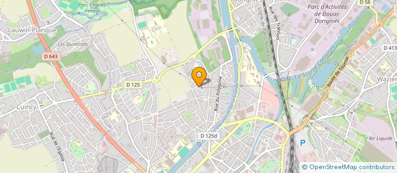 localisation de l'entreprise MONSIEUR THOMAS BOULANGER  VILLENEUVE-D'ASCQ