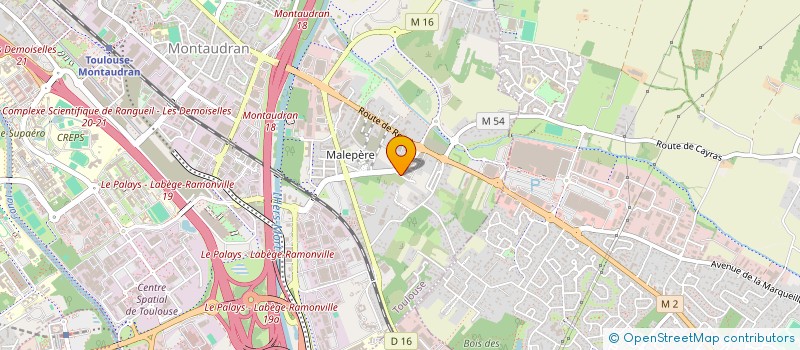 localisation de l'entreprise MONSIEUR THOMAS BOULANGER  TOULOUSE