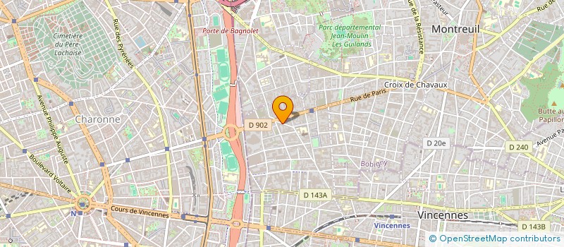 localisation de l'entreprise MONSIEUR THOMAS BOULARD à MONTREUIL