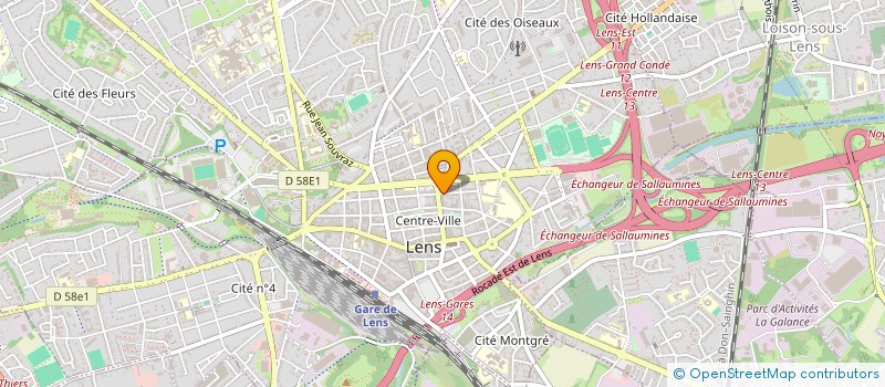 localisation de l'entreprise MONSIEUR THOMAS BOULARD  LENS