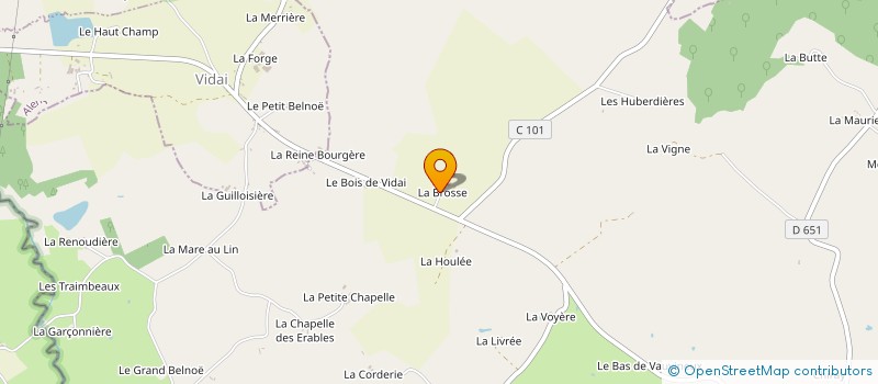 localisation de l'entreprise MONSIEUR THOMAS BOULAY à MONTGAUDRY