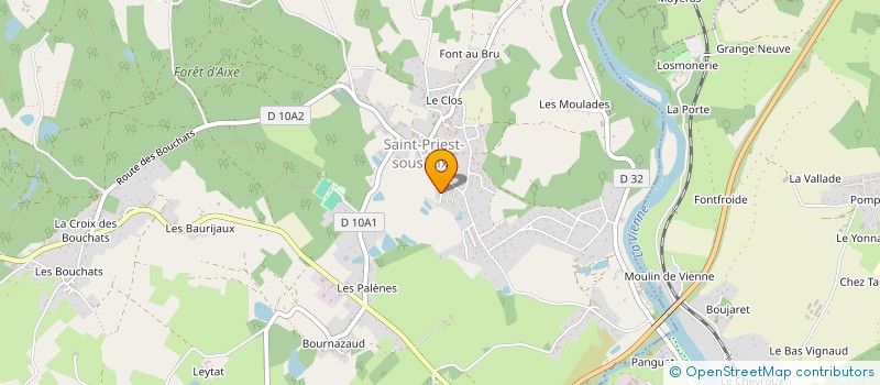 localisation de l'entreprise MONSIEUR THOMAS BOULESTEIX à SAINT-PRIEST-SOUS-AIXE