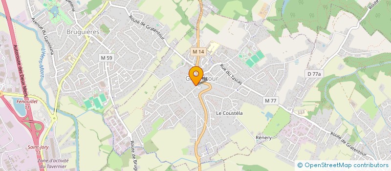 localisation de l'entreprise MONSIEUR THOMAS BOULET à GRATENTOUR