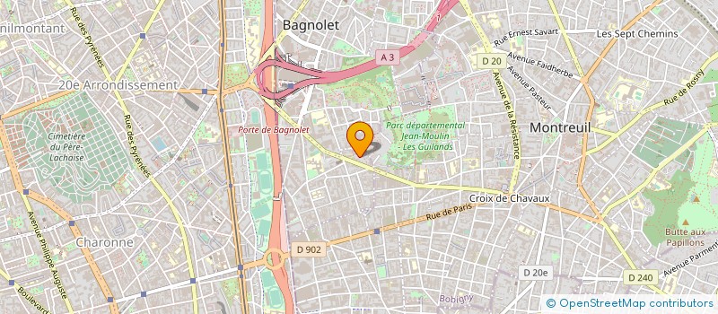 localisation de l'entreprise MONSIEUR THOMAS BOULLAY à BAGNOLET