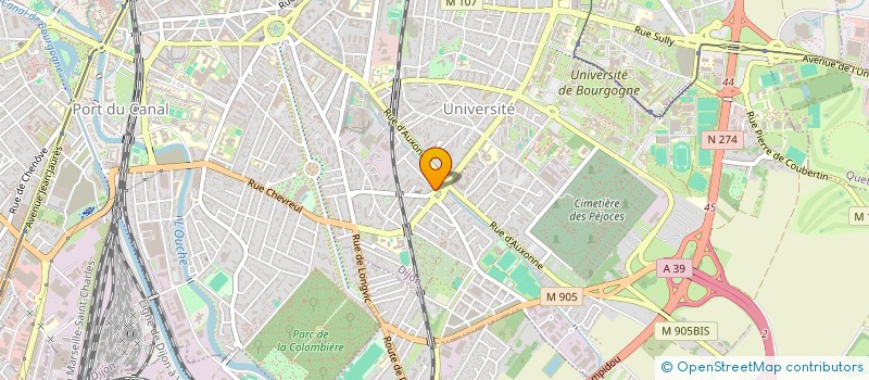 localisation de l'entreprise MONSIEUR THOMAS BOULMIER à DIJON