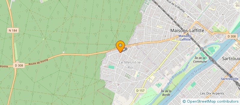 localisation de l'entreprise MONSIEUR THOMAS BOUR  LE MESNIL-LE-ROI