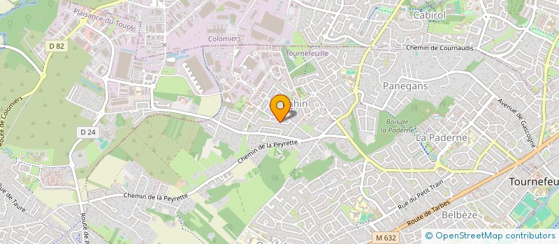 localisation de l'entreprise MONSIEUR THOMAS BOURDEAU  TOURNEFEUILLE