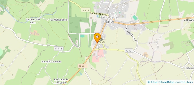 localisation de l'entreprise MONSIEUR THOMAS BOURDET  SAINT-PIERRE-EGLISE