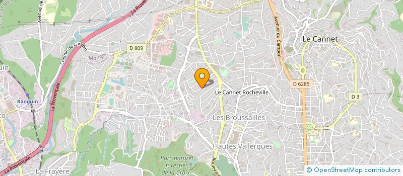 localisation de l'entreprise MONSIEUR THOMAS BOURDIN à LE CANNET