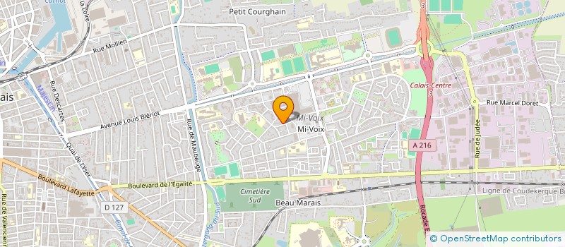 localisation de l'entreprise MONSIEUR THOMAS BOURDIN  CALAIS