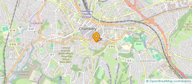 localisation de l'entreprise MONSIEUR THOMAS BOURGEOIS  AIX-LES-BAINS